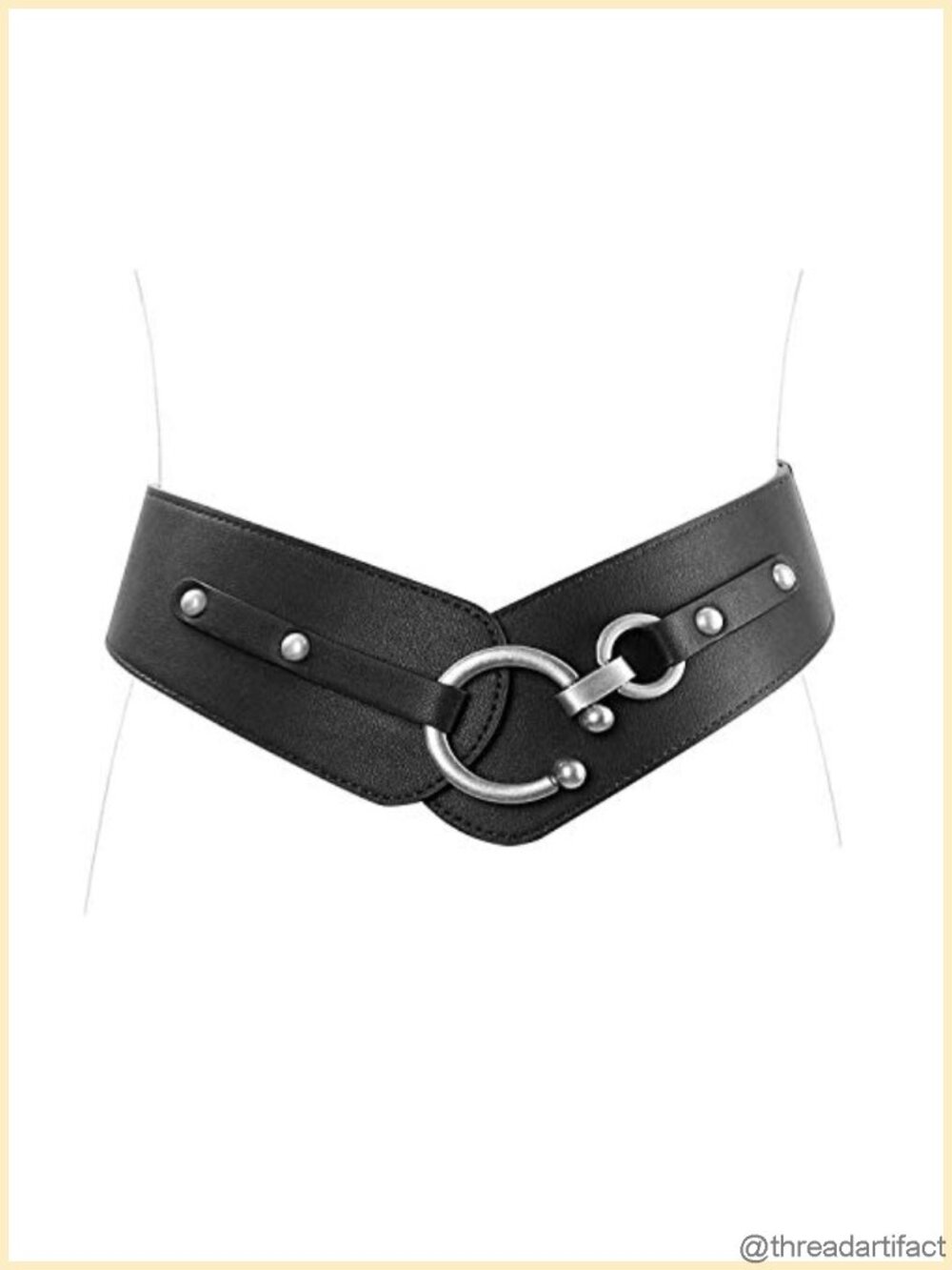Wide Elastic Stretch Cinch Belt Retro Vintage for Dresses Coats
